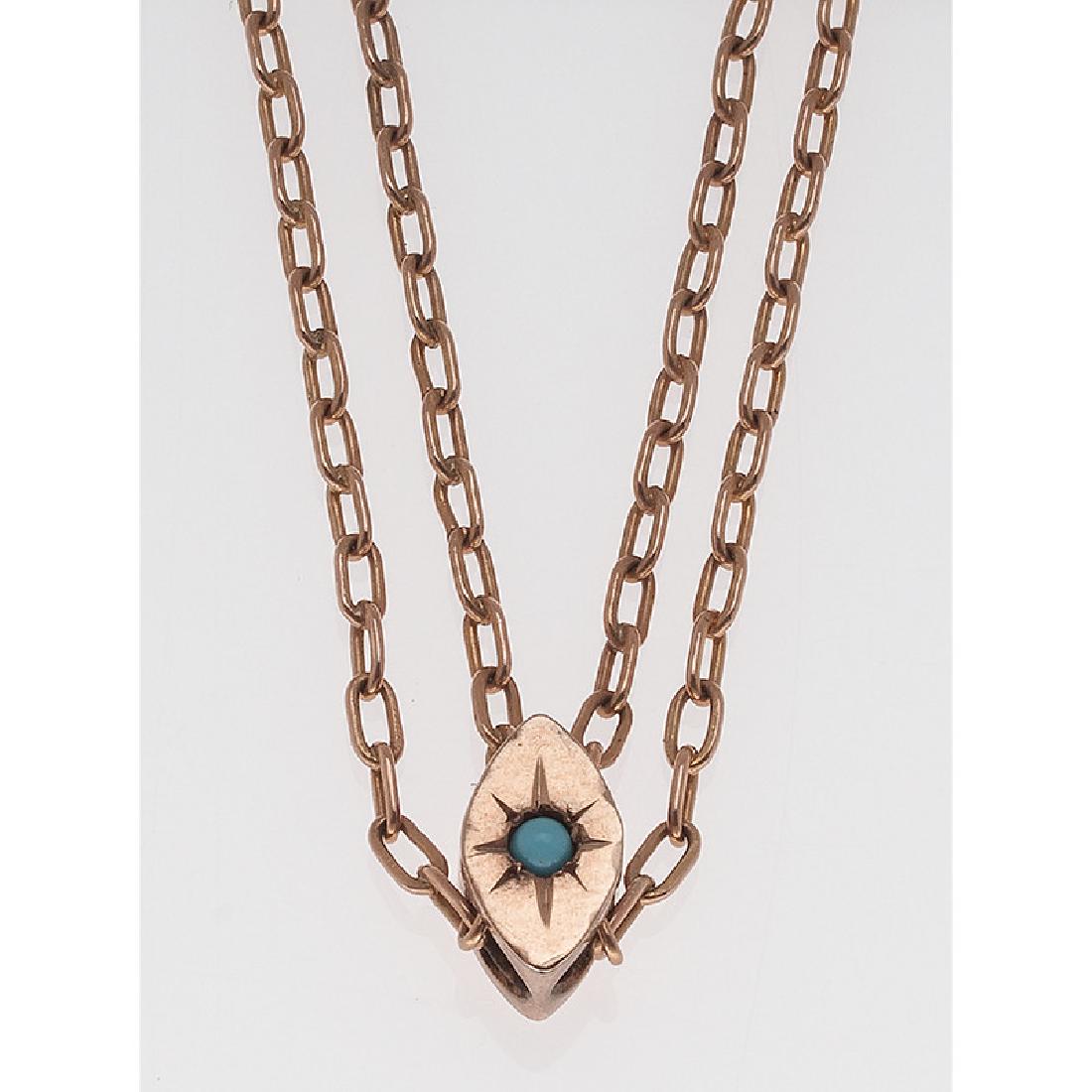 10 Karat Rose Gold Watch Chain (1 of 3)