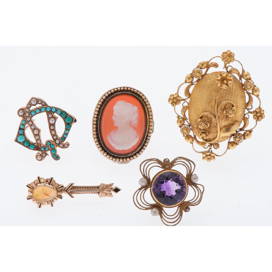 14 Karat Gold Victorian Pins PLUS (1 of 2)