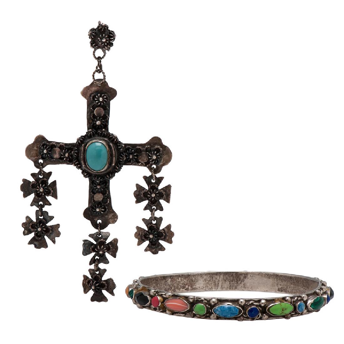 Mexican Sterling Silver Pendant PLUS (1 of 2)