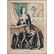 Currier and Ives Hand-Colored Lithographs in Wooden - 2