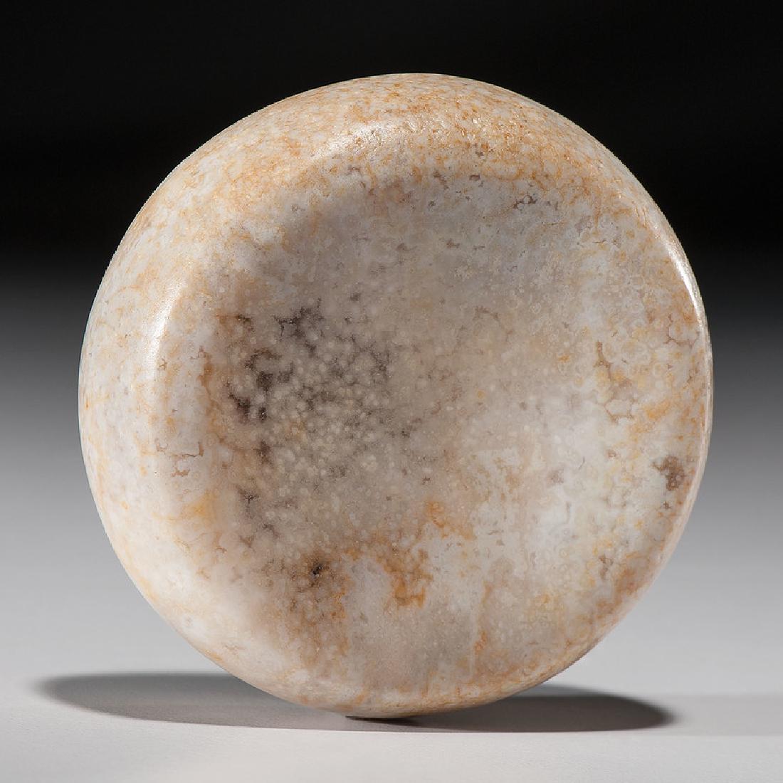 A White Quartz Discoidal (1 of 3)