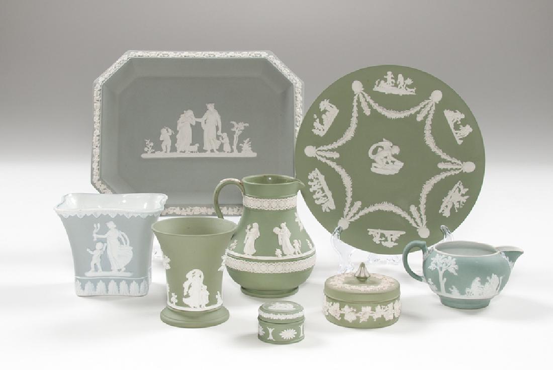 Wedgwood Green and Gray Jasperware, Plus (1 of 2)
