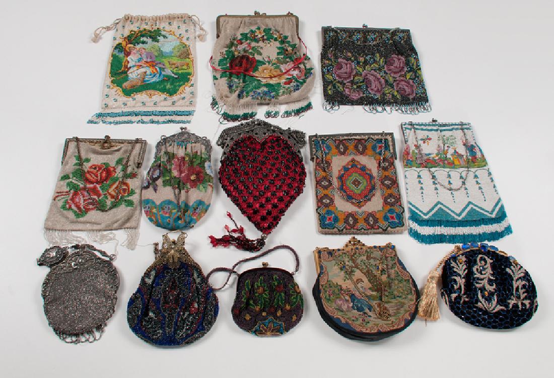 Victorian Beaded and Petit Point Purses (1 of 2)