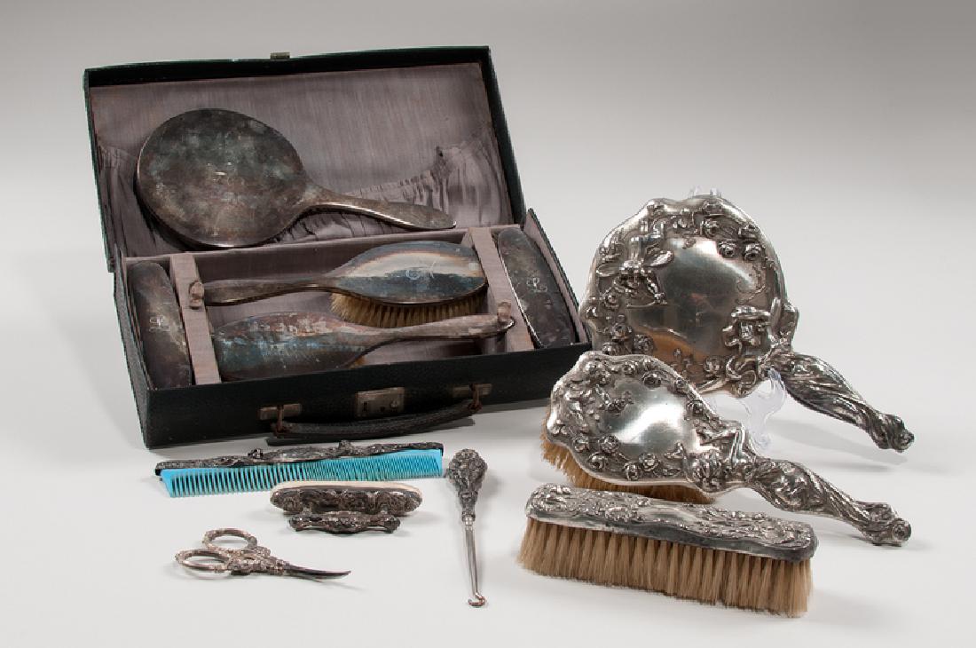 Sterling Dresser Sets (1 of 2)