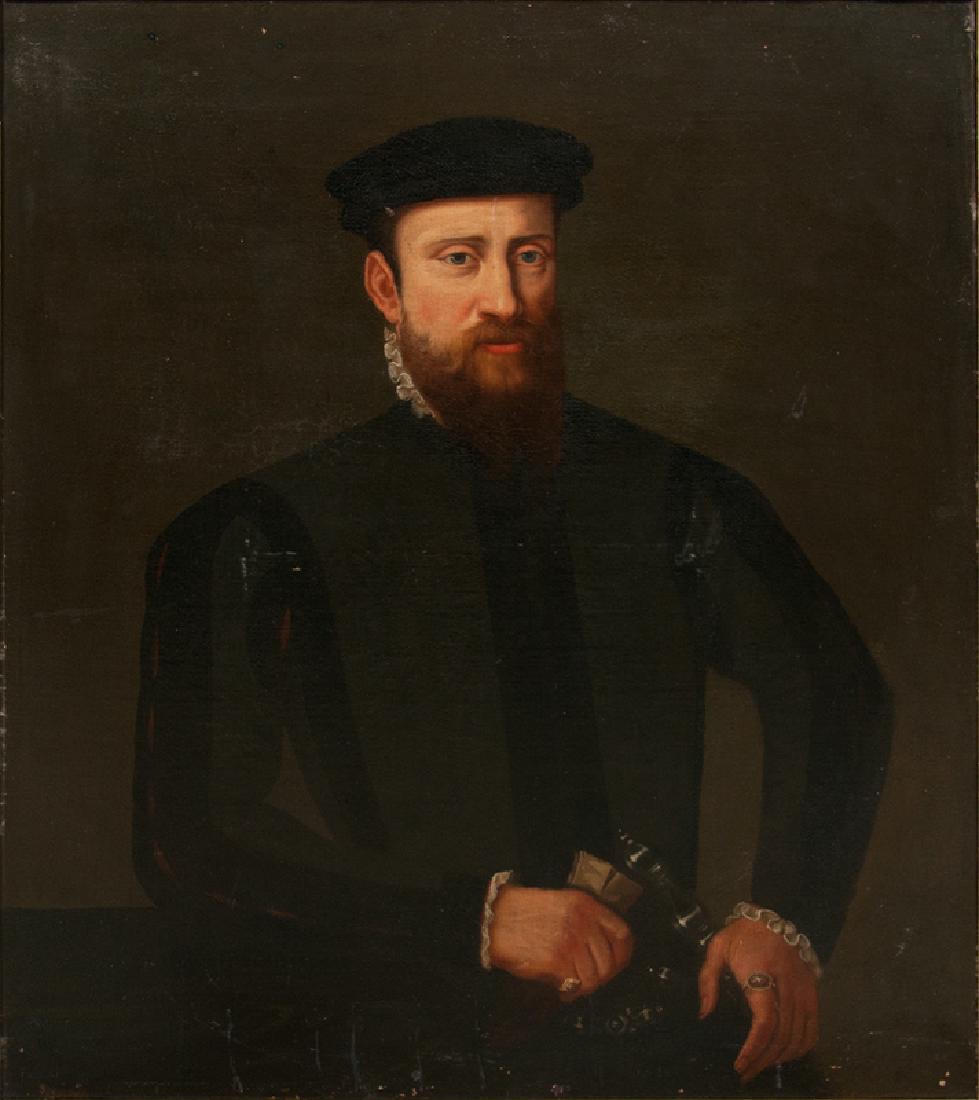 Dutch School Portrait, Oil on Canvas (1 of 2)