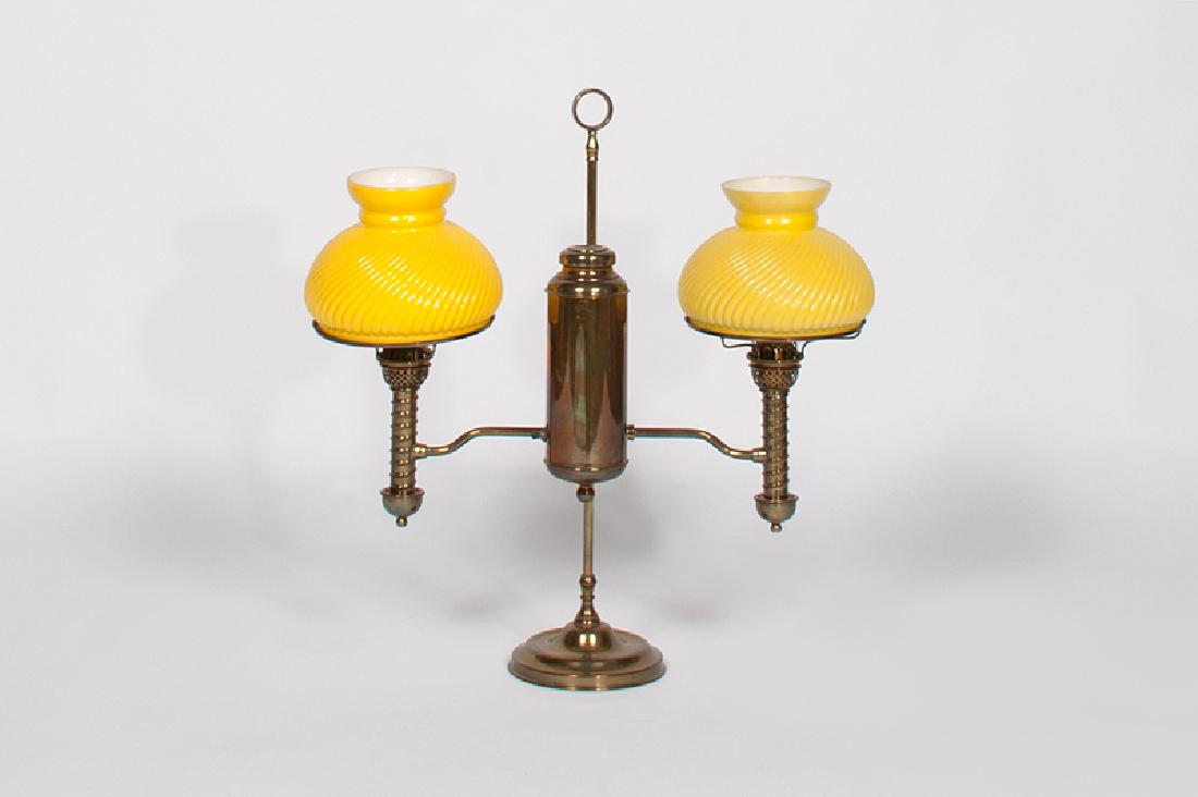 Manhattan Brass Double Student Lamp (1 of 2)