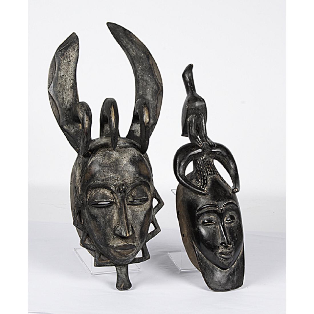 Ivory Coast Yaoure/Baule Style Face Masks (1 of 2)