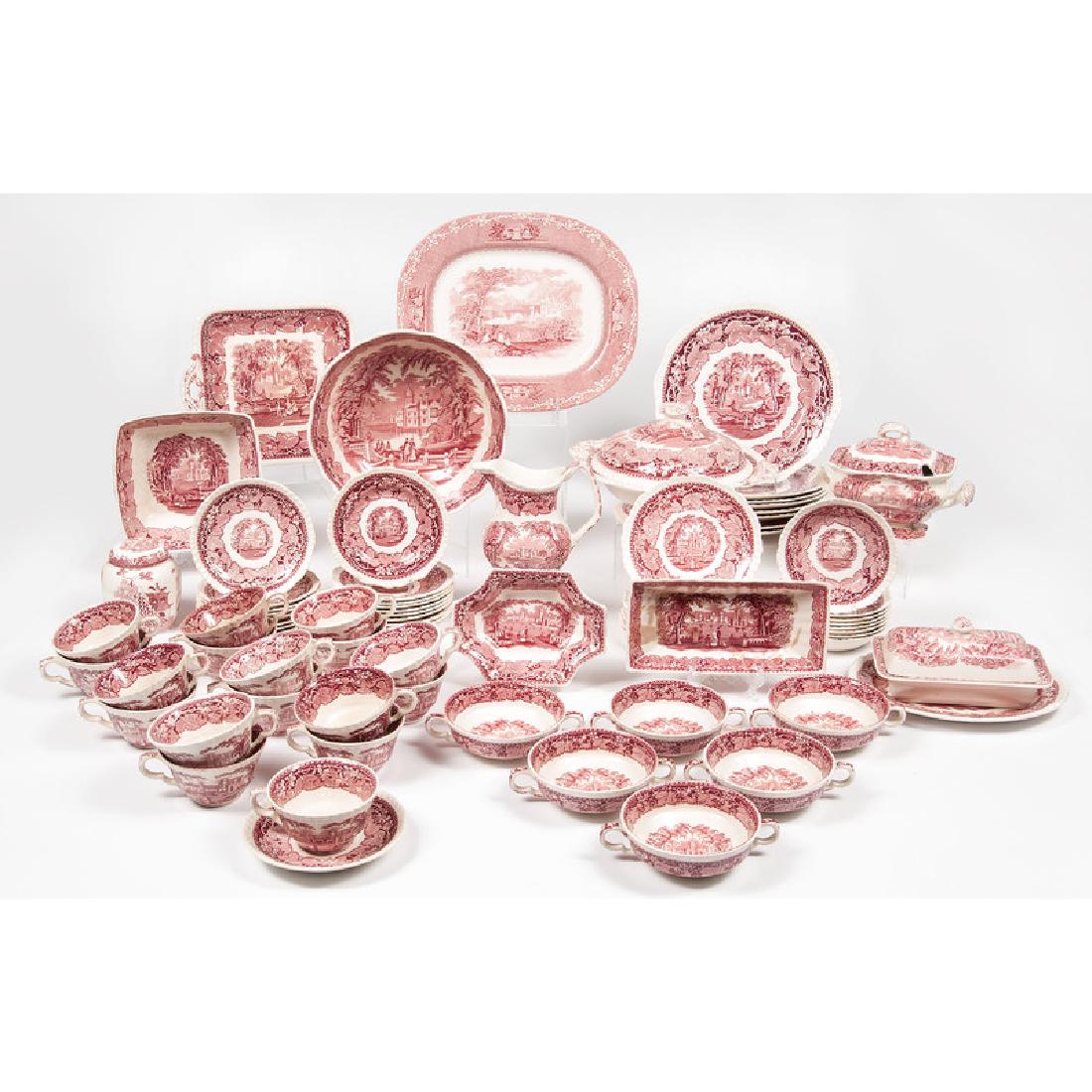 Mason's Ironstone Transferware Set, PLUS (1 of 5)