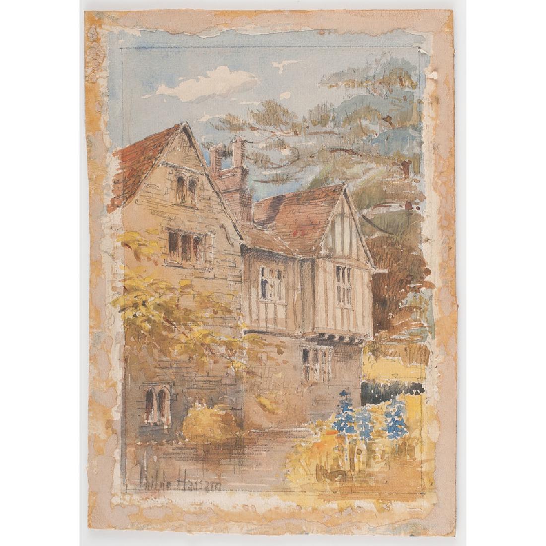 Watercolor Signed Childe Hassam (1 of 1)