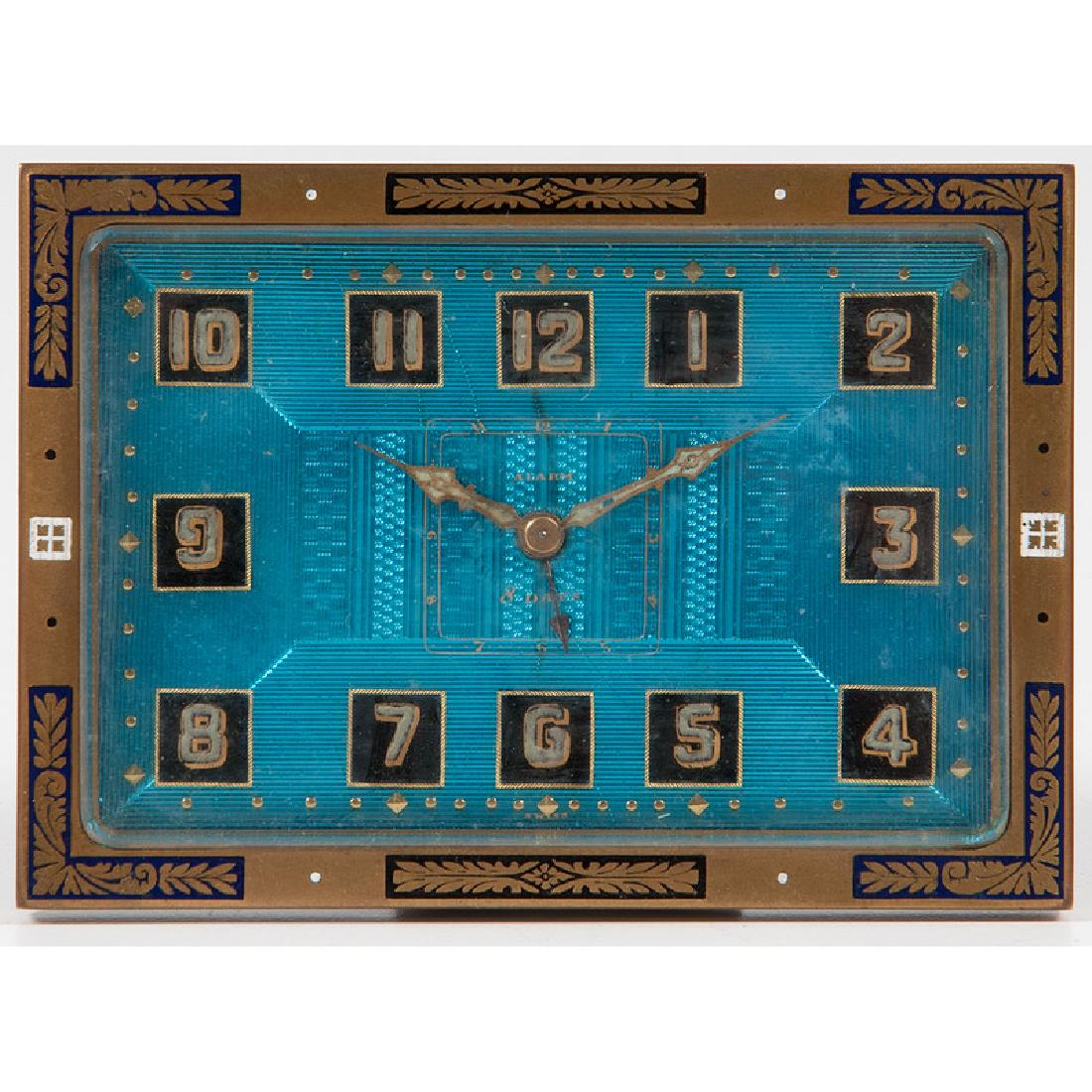 Swiss Art Deco Desk Clock (1 of 2)