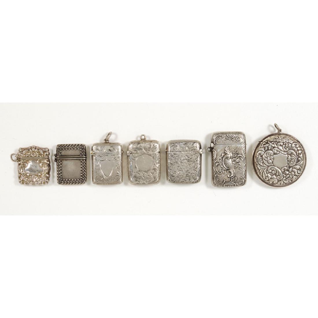 Victorian Sterling Match Safes, Plus (1 of 3)