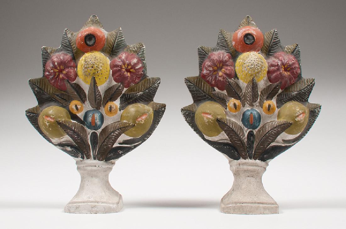 Pair Chalkware Garnitures (1 of 2)
