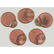 Five United States Off Center Coin Strikes - 2