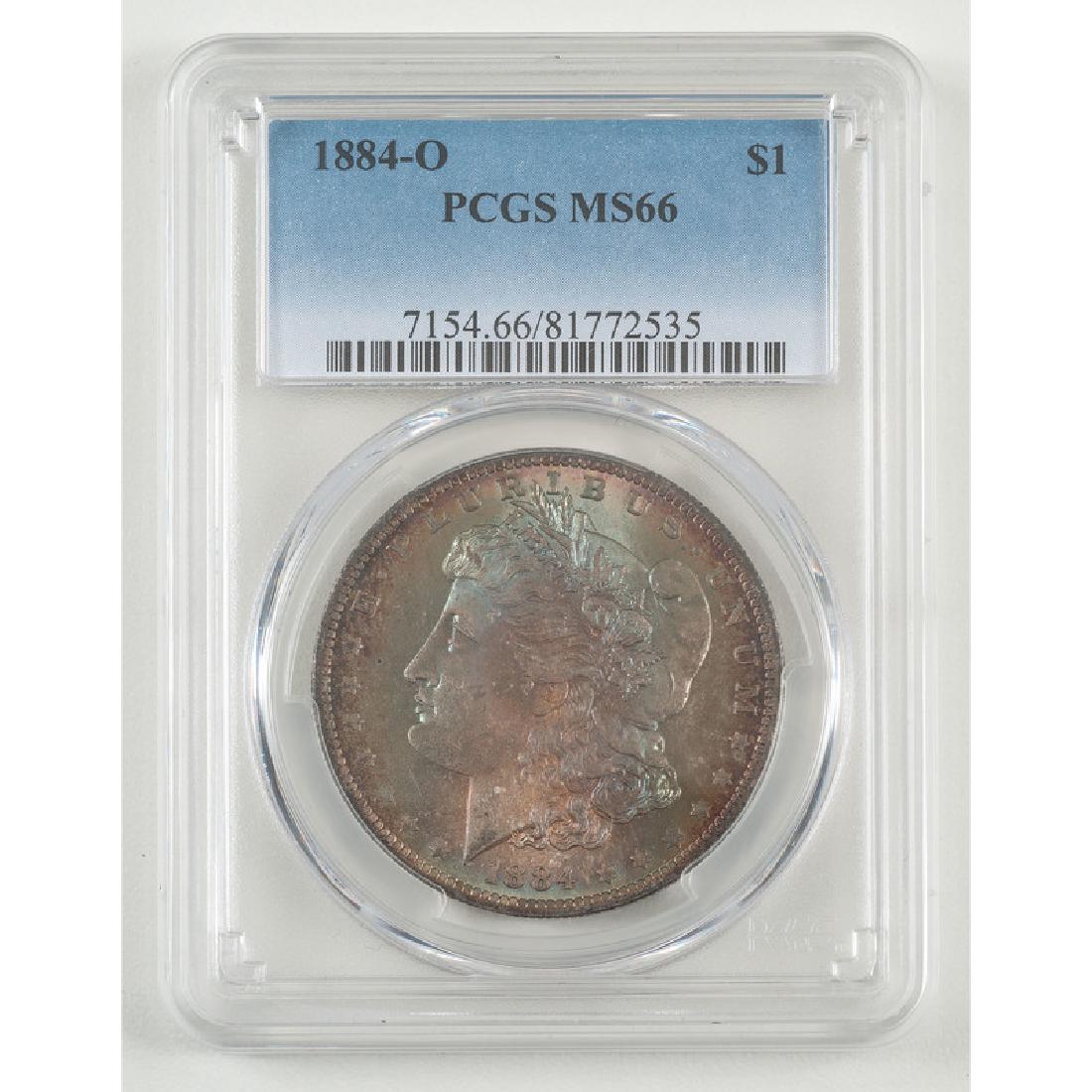 United States Morgan Silver Dollar 1884-O, PCGS MS66 (1 of 2)