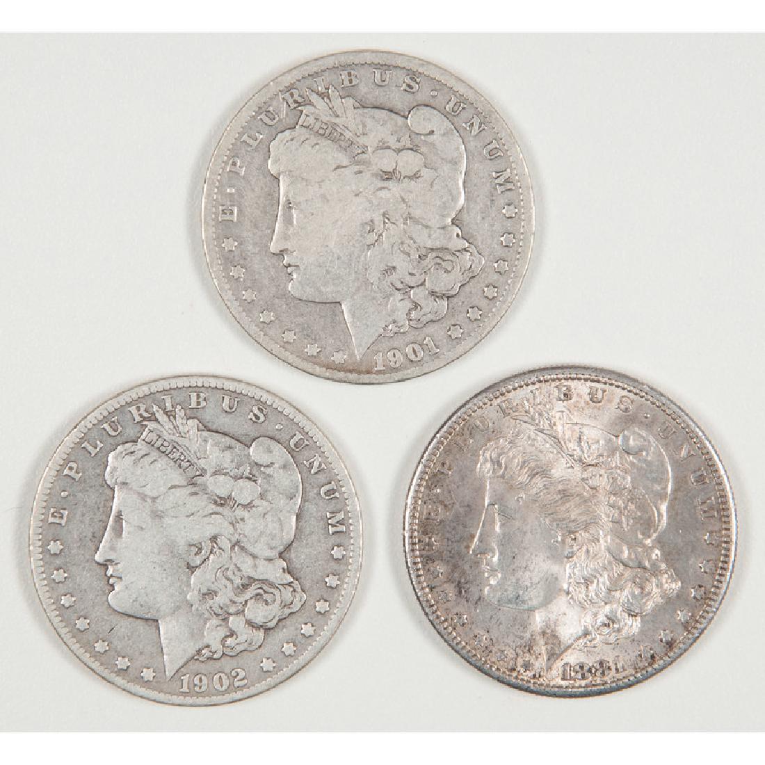 United States Morgan Silver Dollars 1881-S, 1901-O, (1 of 2)