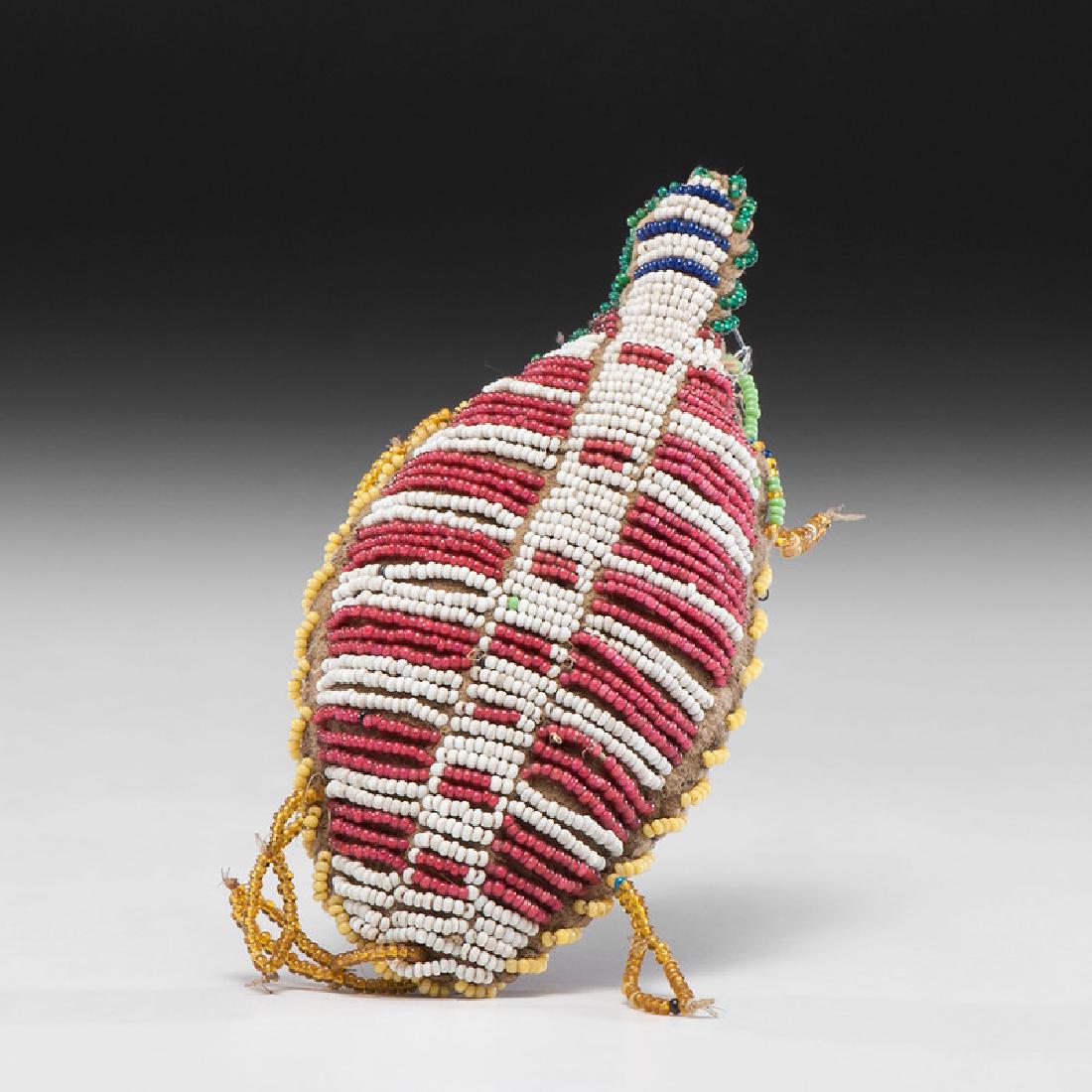 Sioux Beaded Hide Umbilical Fetish (1 of 4)