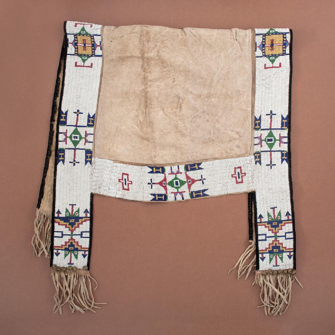 Sioux Beaded Hide Saddle Blanket, From the Collection (1 of 4)
