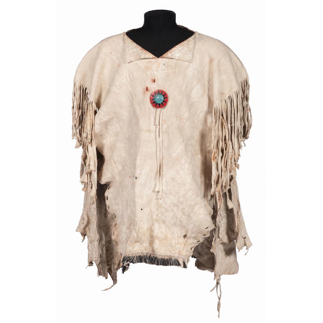 Pueblo Buffalo Dance Hide Shirt (1 of 5)