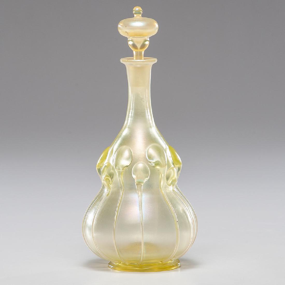 Louis Comfort Tiffany Favrile Glass Decanter