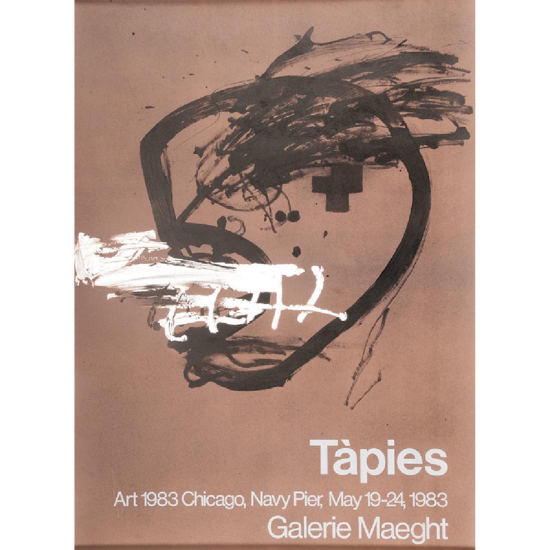 Contemporary Art Posters: 20th century. A lot of five unframed posters including Master Drawings by Picasso; Head of Woman 1909. The Chicago Institute of Arts. Printed by Kerrwerks. Black Box Collotype, Chicago, Illinois; Numb