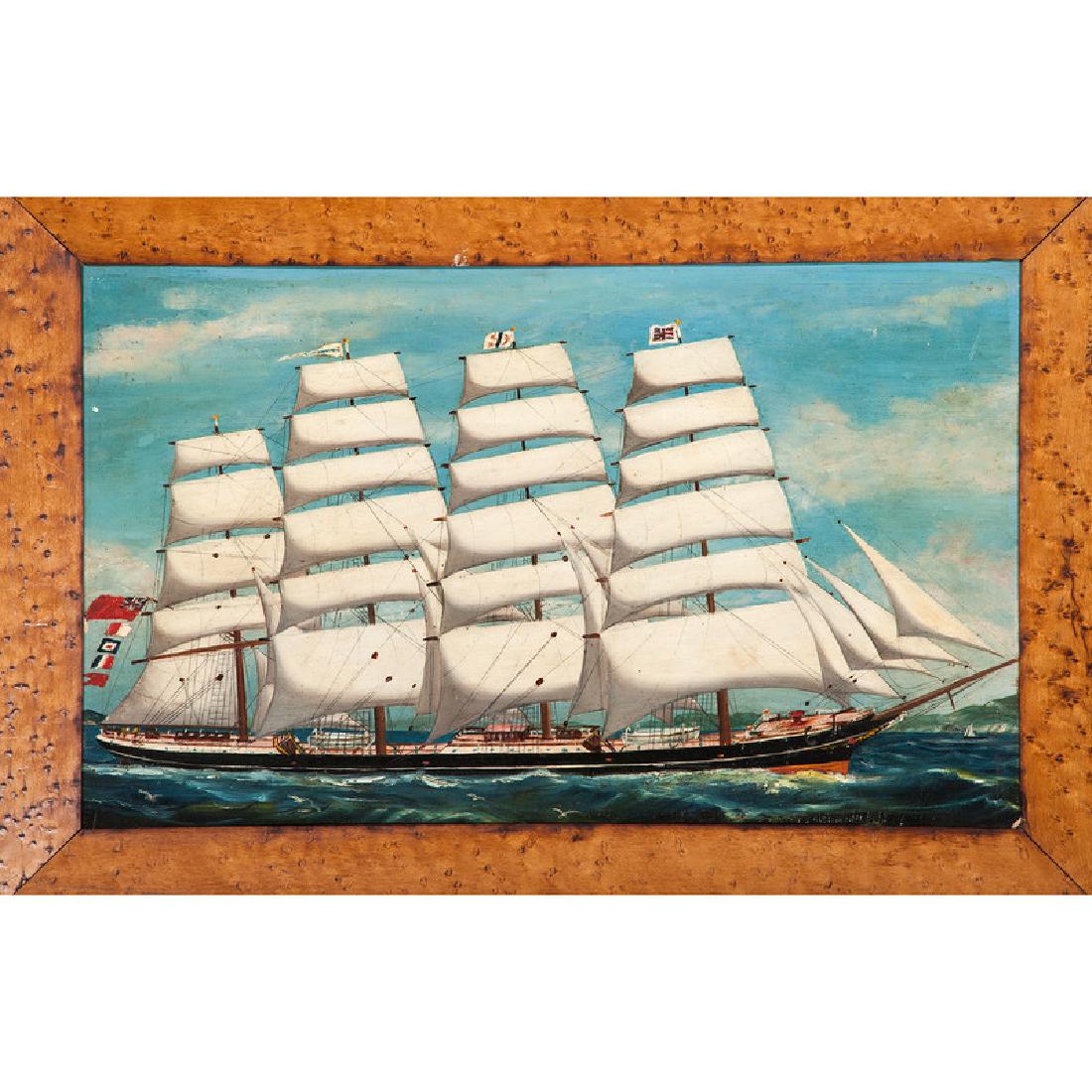 British Ship Reliance, Oil on Board (1 of 2)