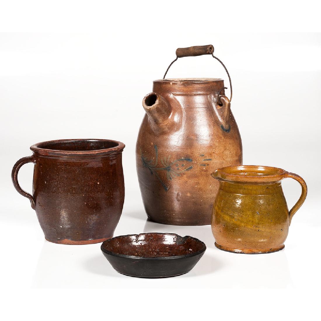 Redware and Stoneware Vessels (1 of 7)