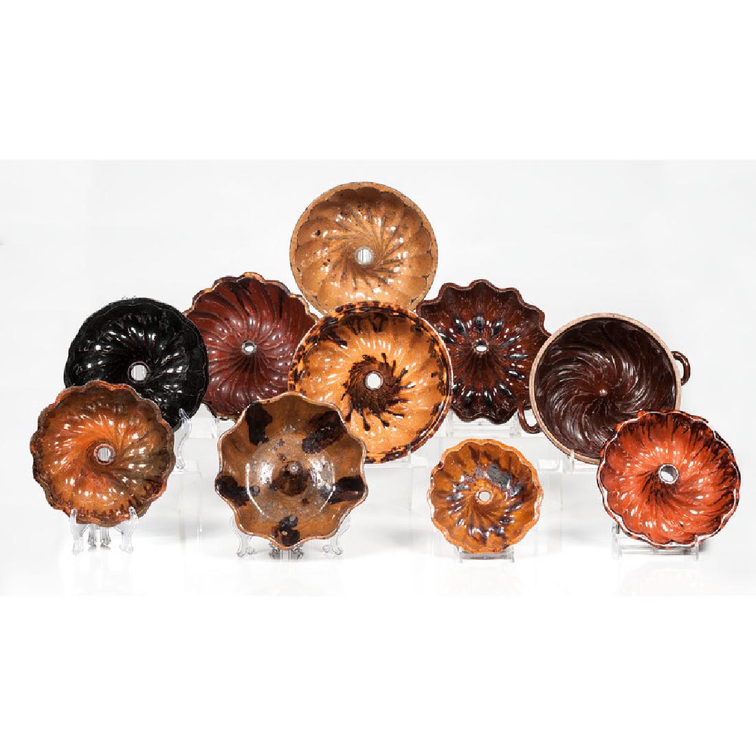 Redware and Yellowware Bundt Molds (1 of 2)