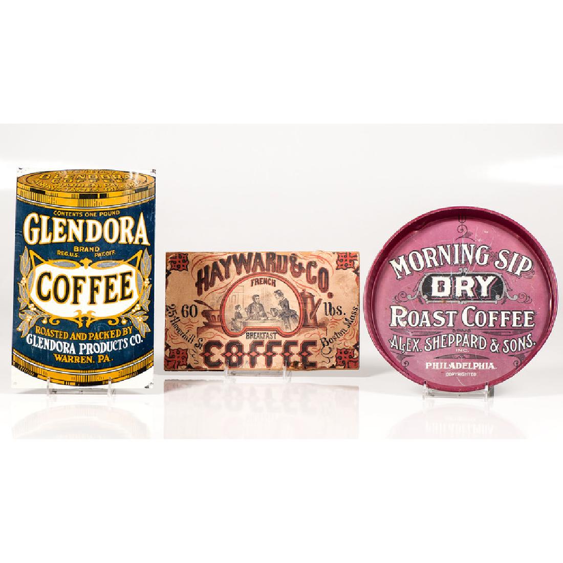 Glendora Tin Sign, Morning Sip Dry Roast Coffee Tin (1 of 2)