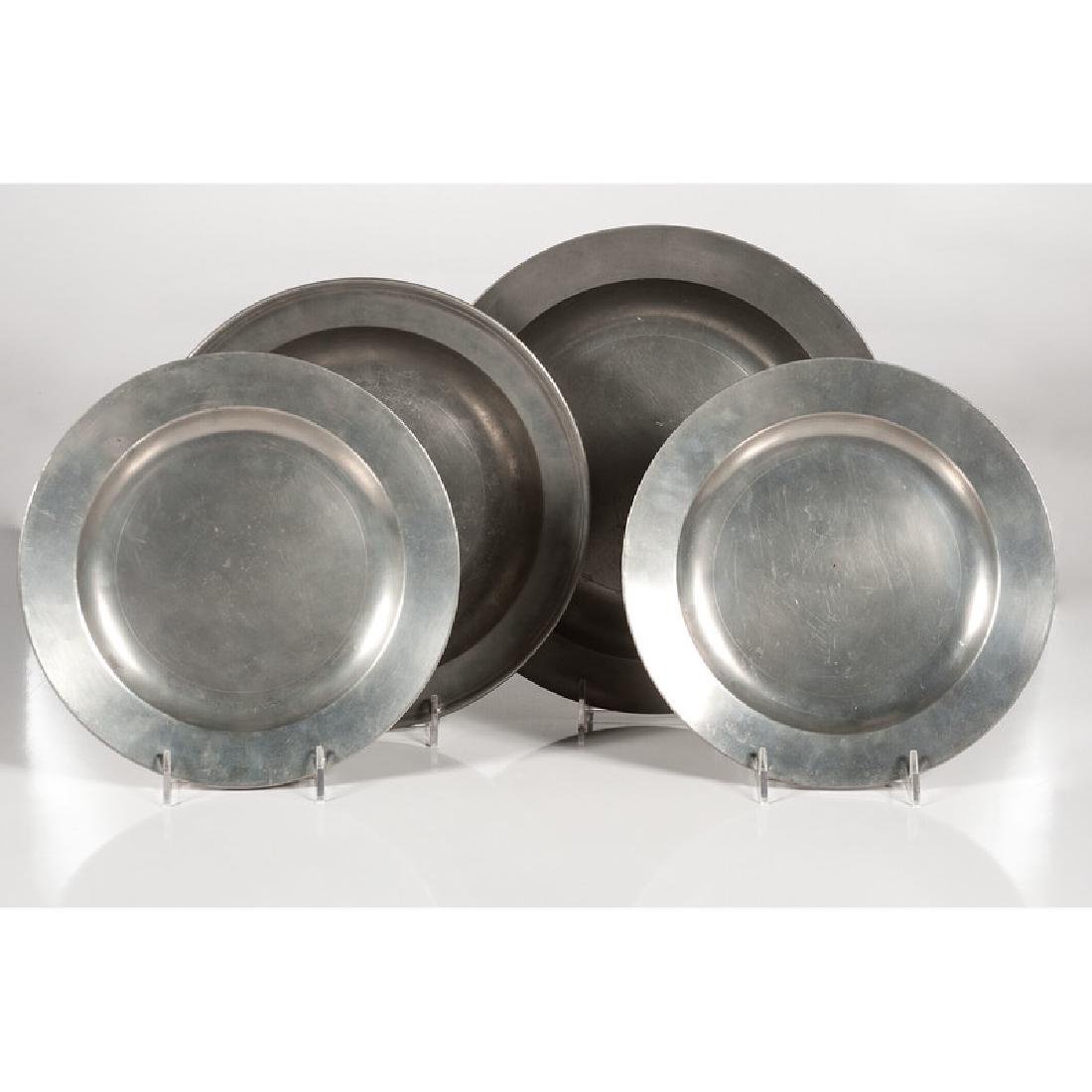 Pewter Plates and Bowls (1 of 2)