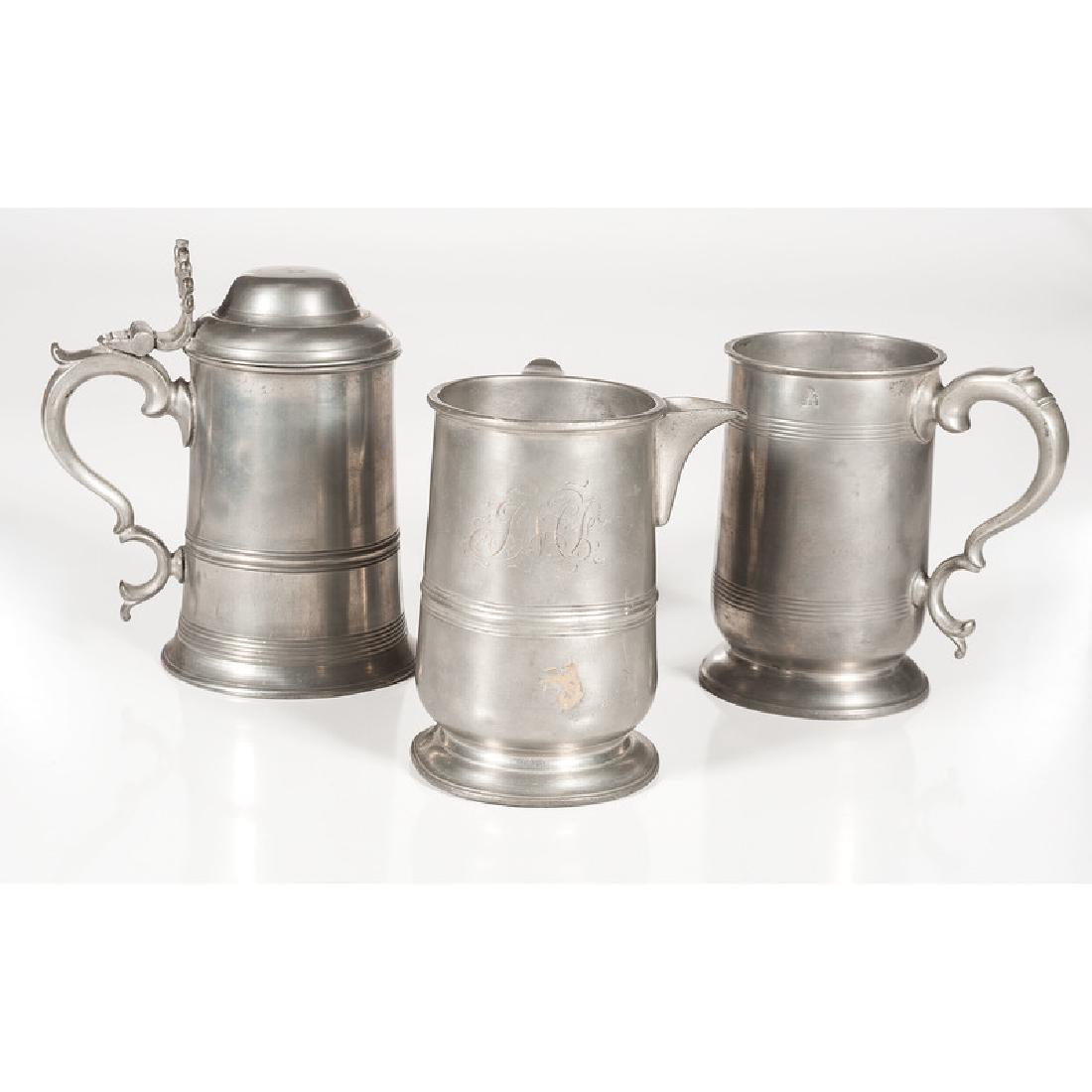 English Pewter Tankards (1 of 5)