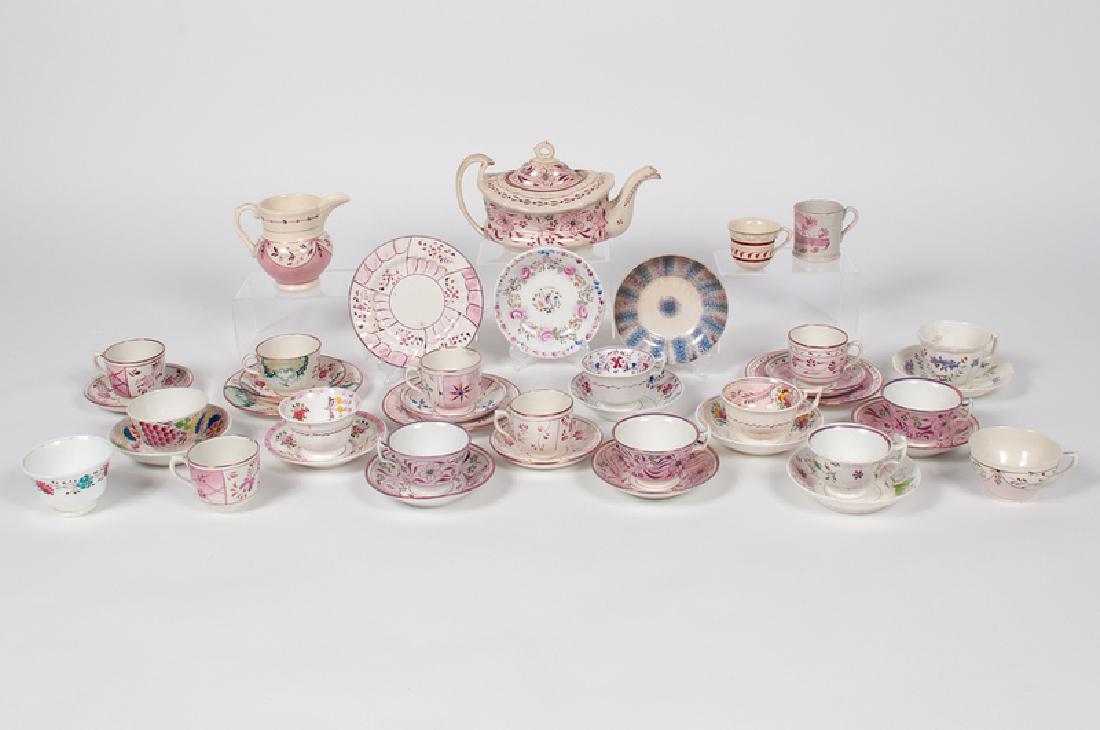 English Pink Lusterware, Plus (1 of 2)