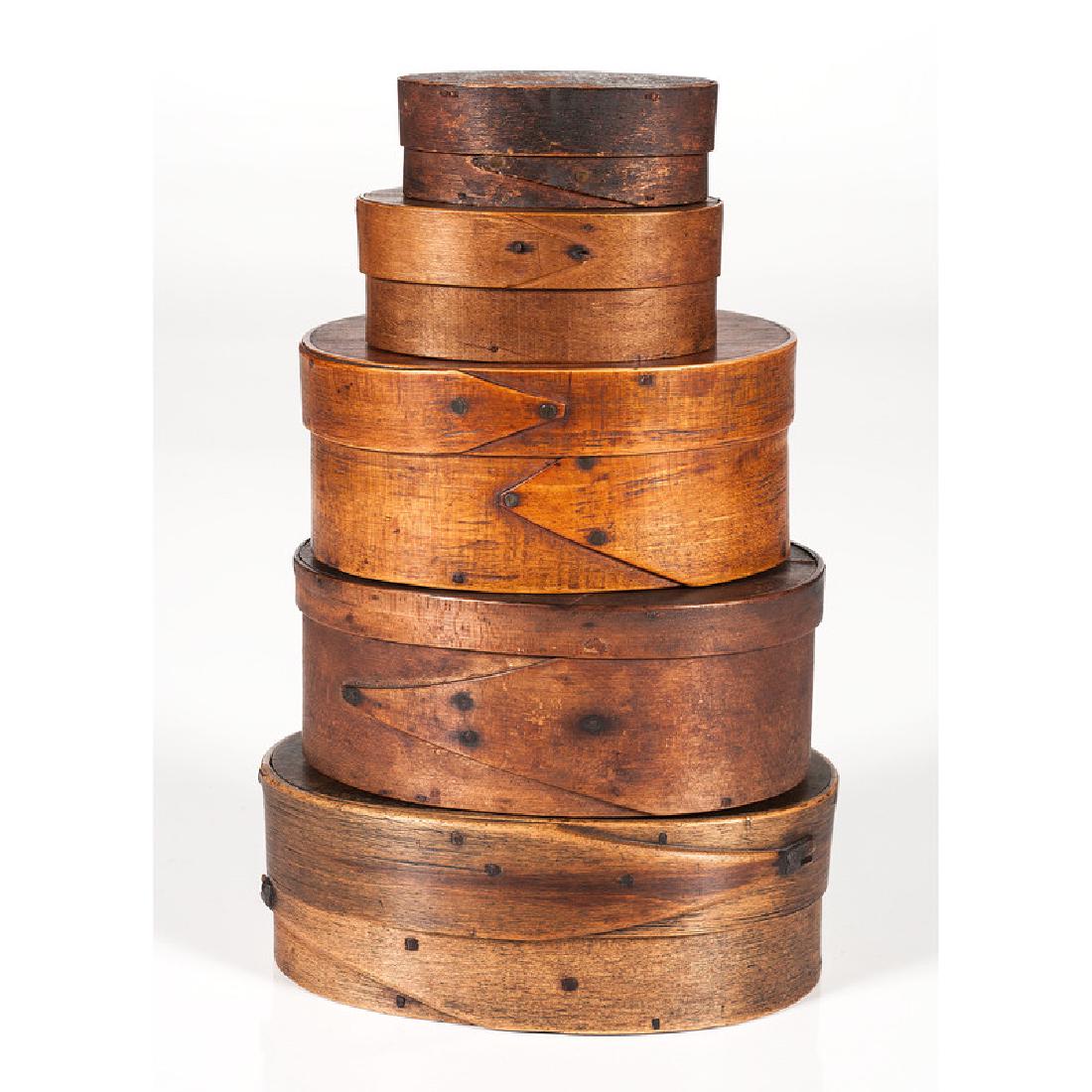 Five Bentwood Pantry Boxes (1 of 6)