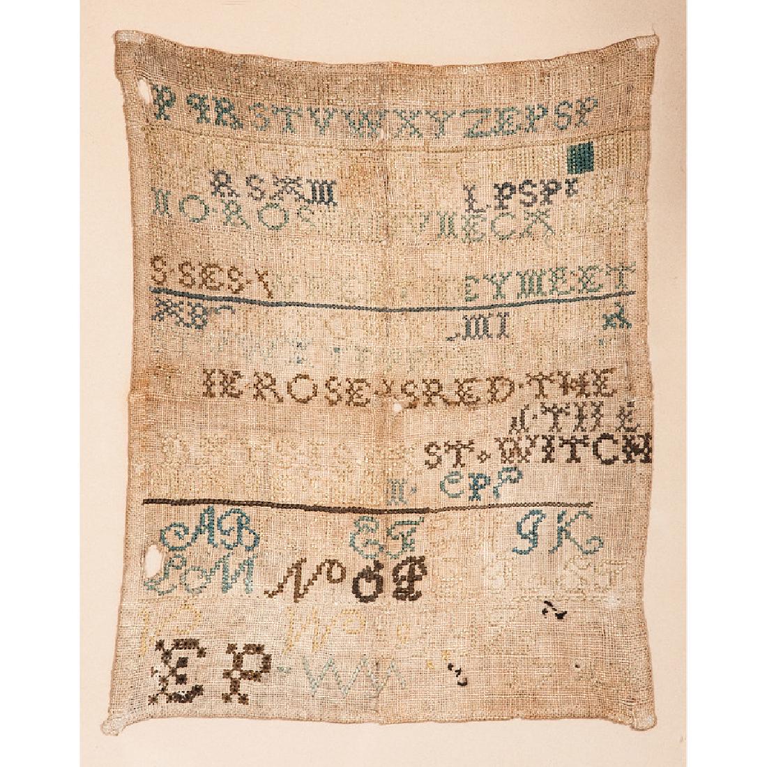 English Alphabet Sampler (1 of 2)