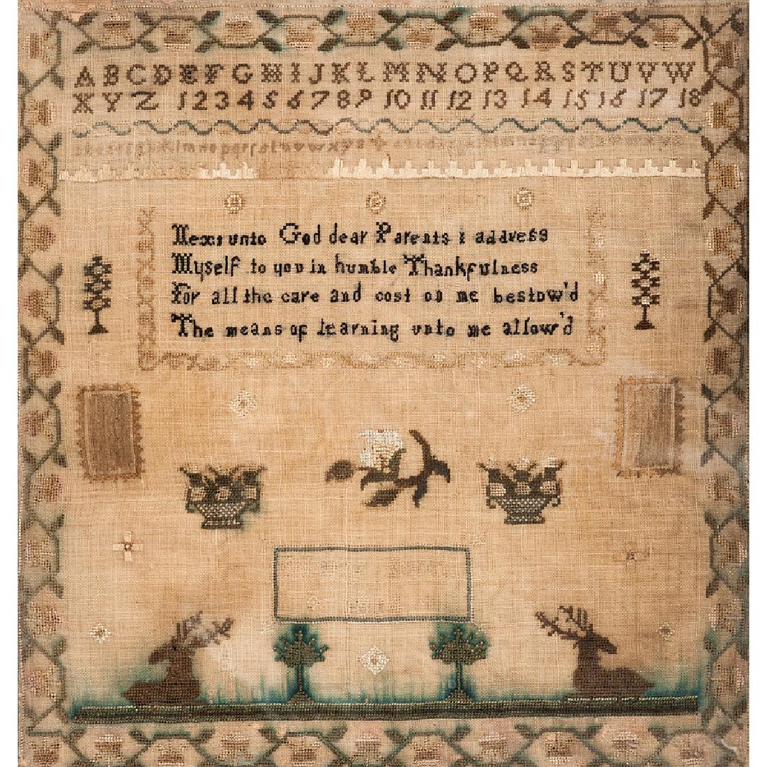 English Sampler, Mary Boon (1 of 2)