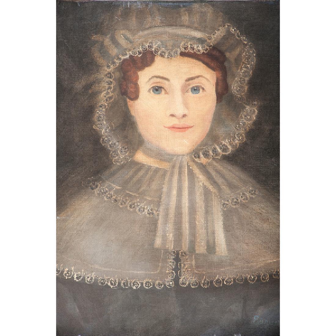 Contemporary Folk Art Oil Portraits (1 of 8)