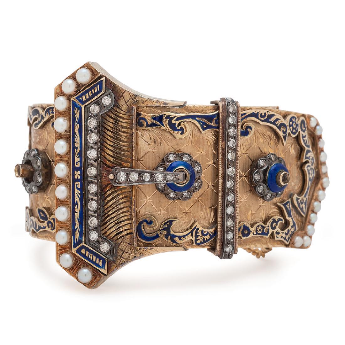 14 Karat Yellow Gold Buckle Bracelet (1 of 5)