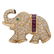 18 Karat Gold Diamond and Gemstone Elephant Brooch