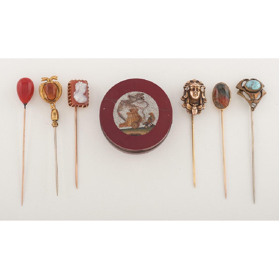 Stickpins in Karat Gold and Mixed Metal PLUS (1 of 3)