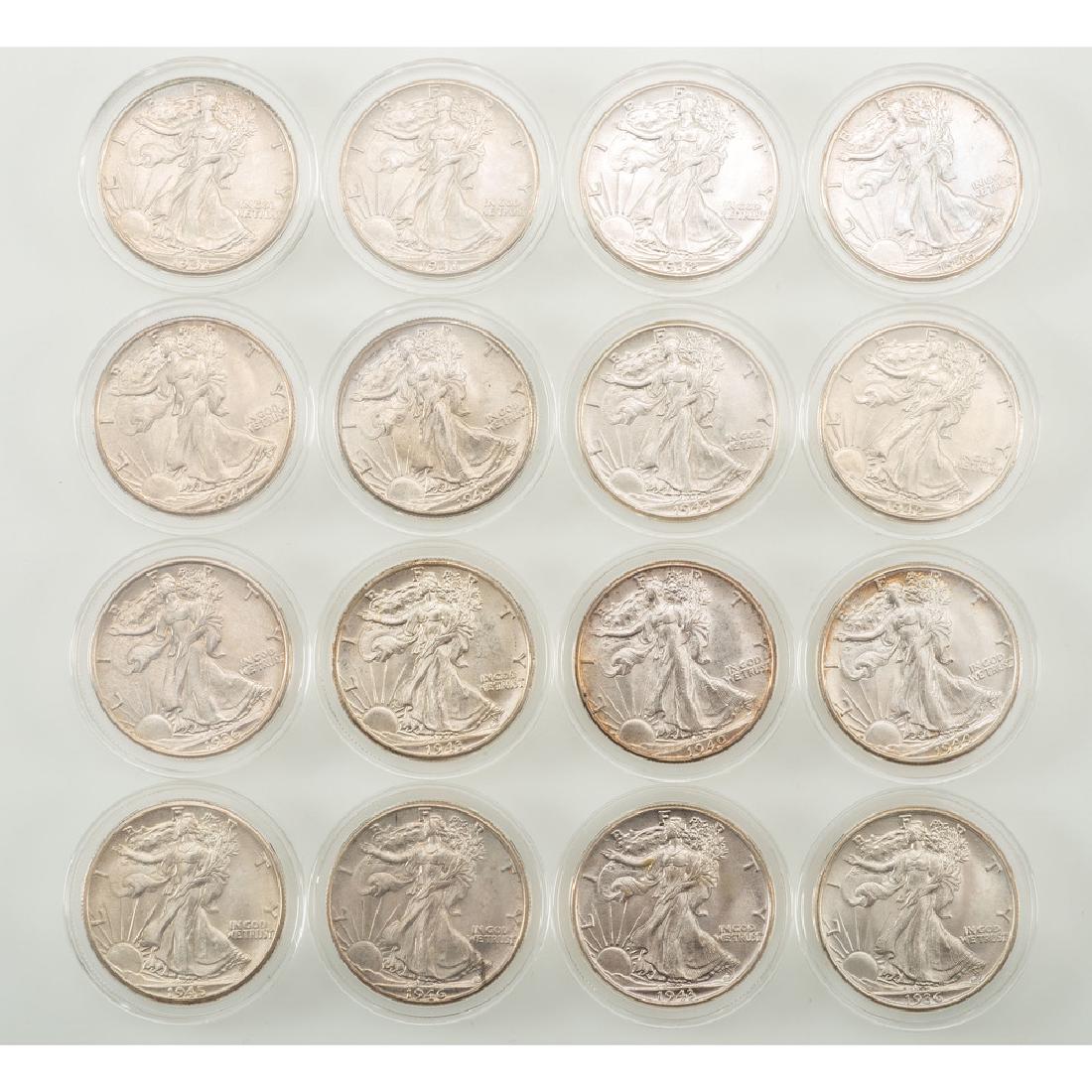 United States Walking Liberty Half Dollars, Lot of (1 of 2)