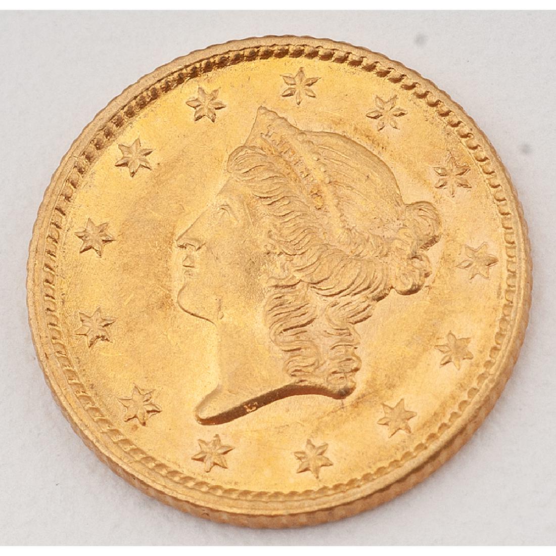 United States Gold Dollar 1853 (1 of 2)