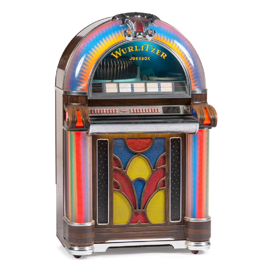 Wurlitzer Jukebox, Model 1050, Plus Remote Jukebox