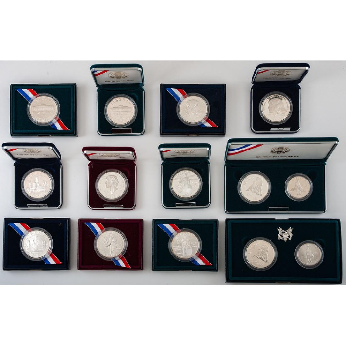 United States Boxed Commemorative Coins and Proofs, Lot (1 of 2)