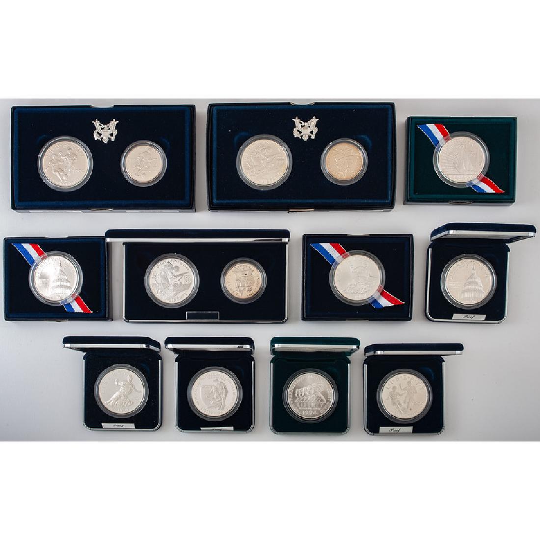United States Boxed Commemorative Coins and Proofs, Lot (1 of 2)