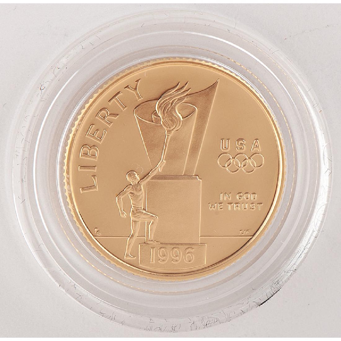United States XXVI Olympiad Gold $5 1996-W, Proof (1 of 2)
