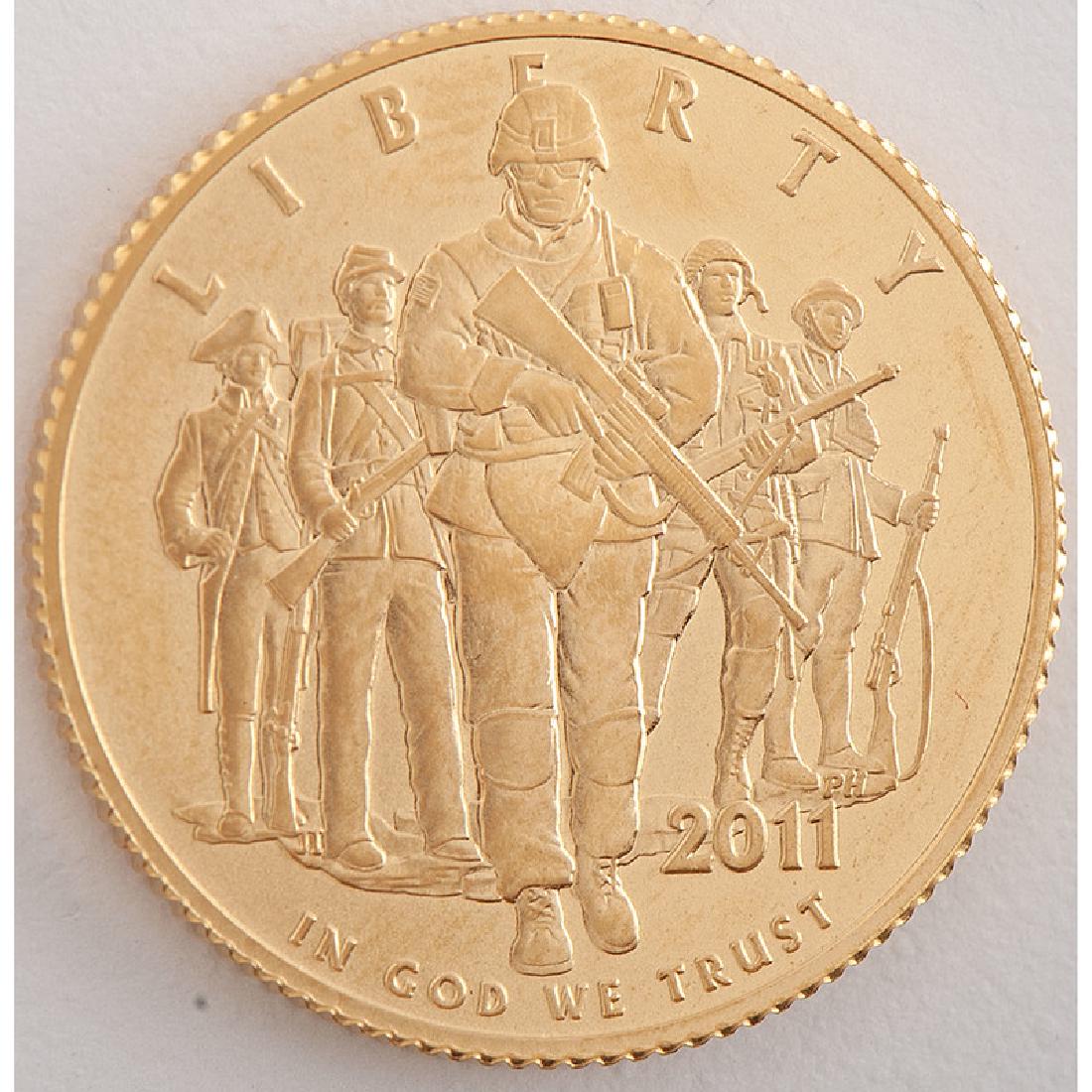 United States Army Gold $5 Coin 2011-P (1 of 2)