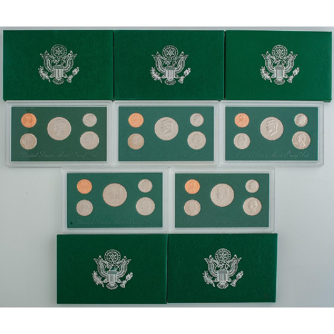United States Mint Proof Sets, Lot of Five (1 of 2)