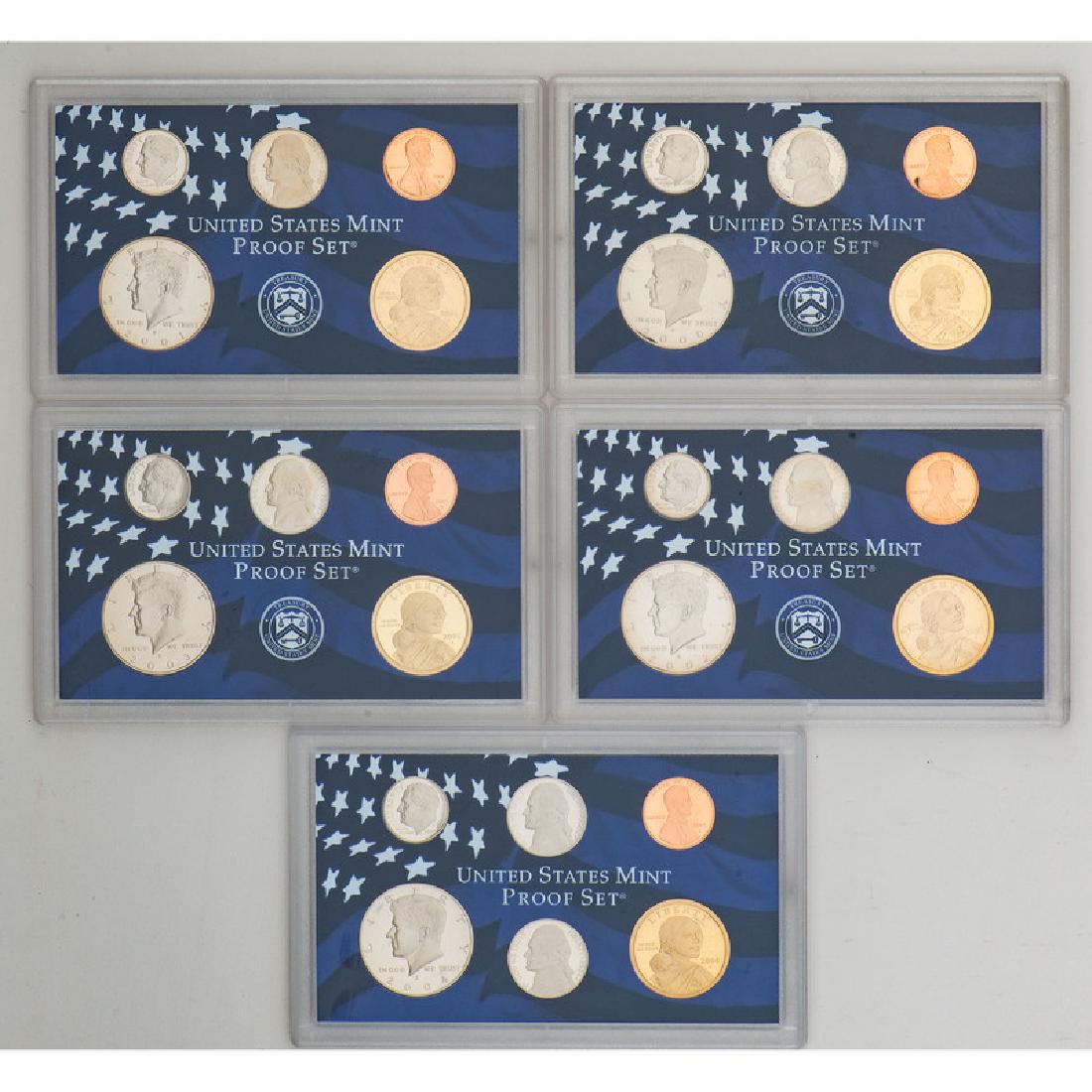 United States Proof Mint Sets 2000-2004, Lot of Five (1 of 2)