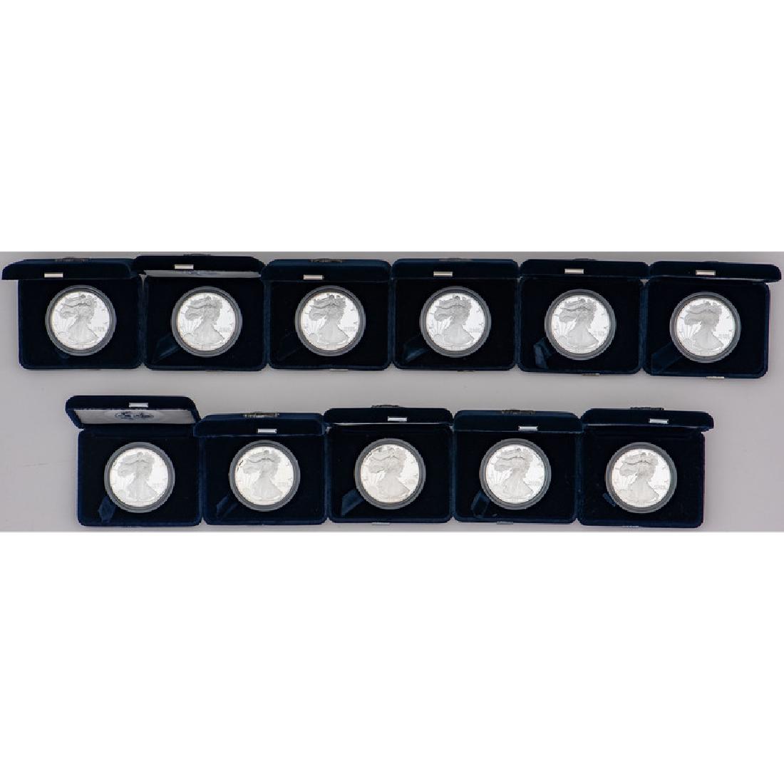 American Eagle One Ounce Proof Silver Bullion Coins, (1 of 3)