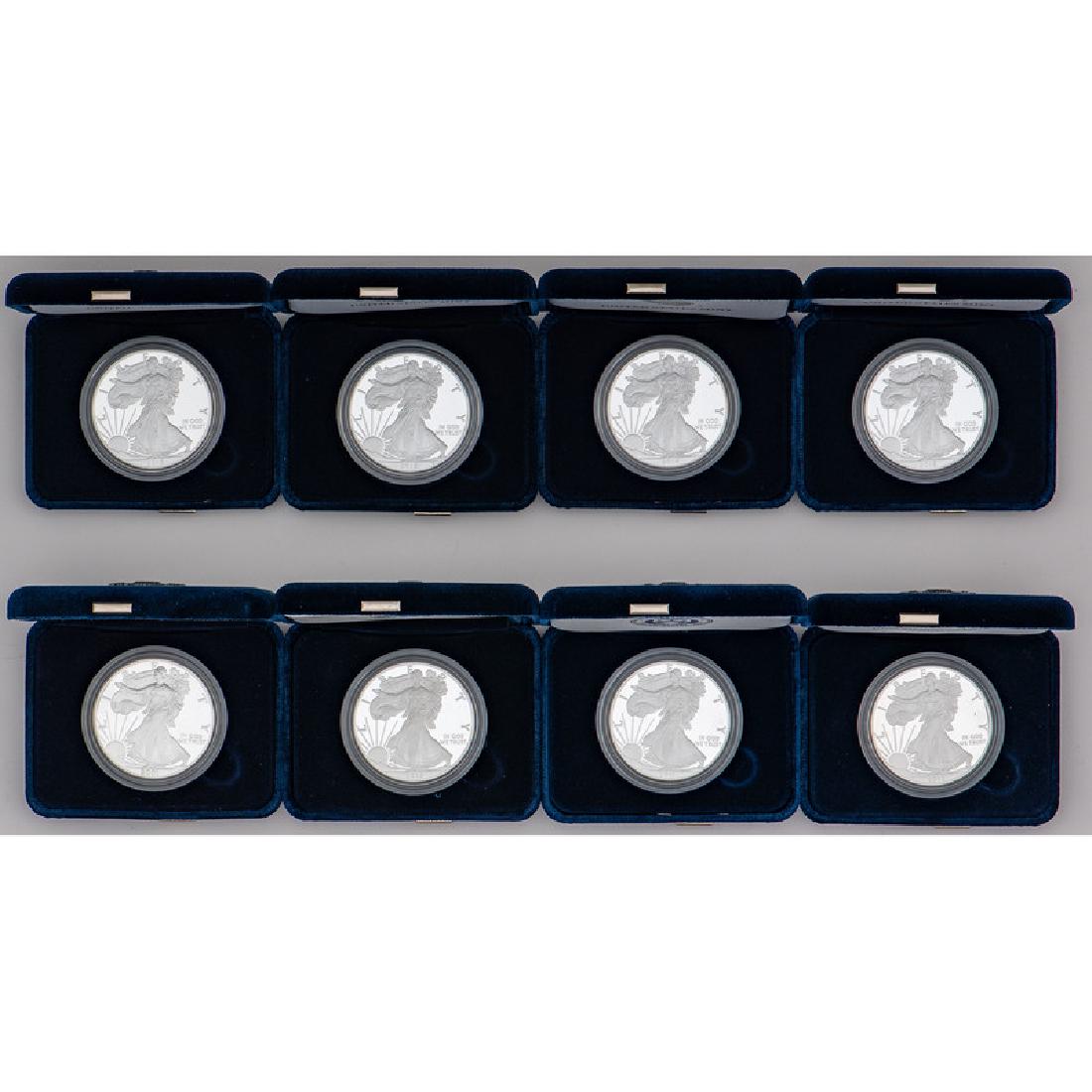 American Eagle One Ounce Silver Proof Coins, Lot of (1 of 3)