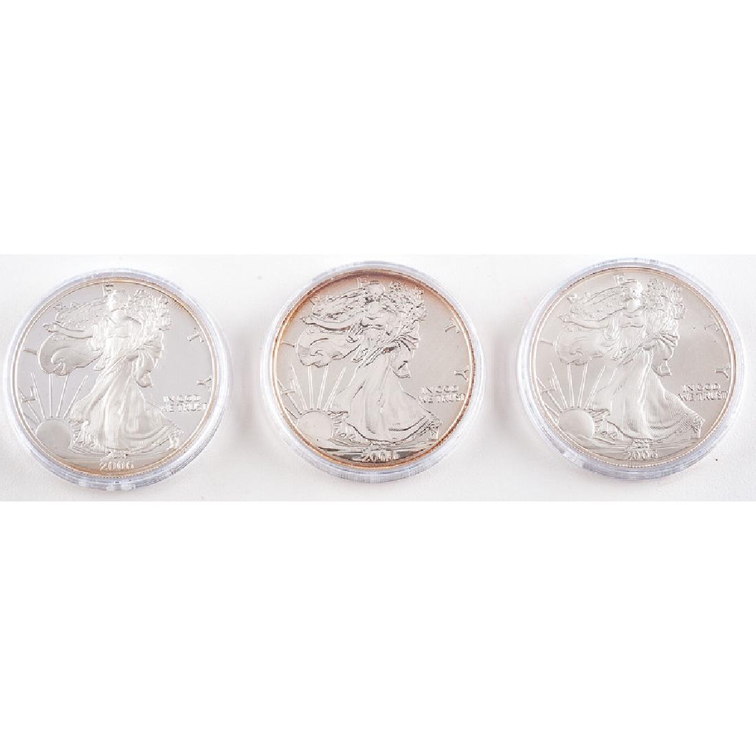 United States 20th Anniversary Silver Eagles, Lot of (1 of 2)